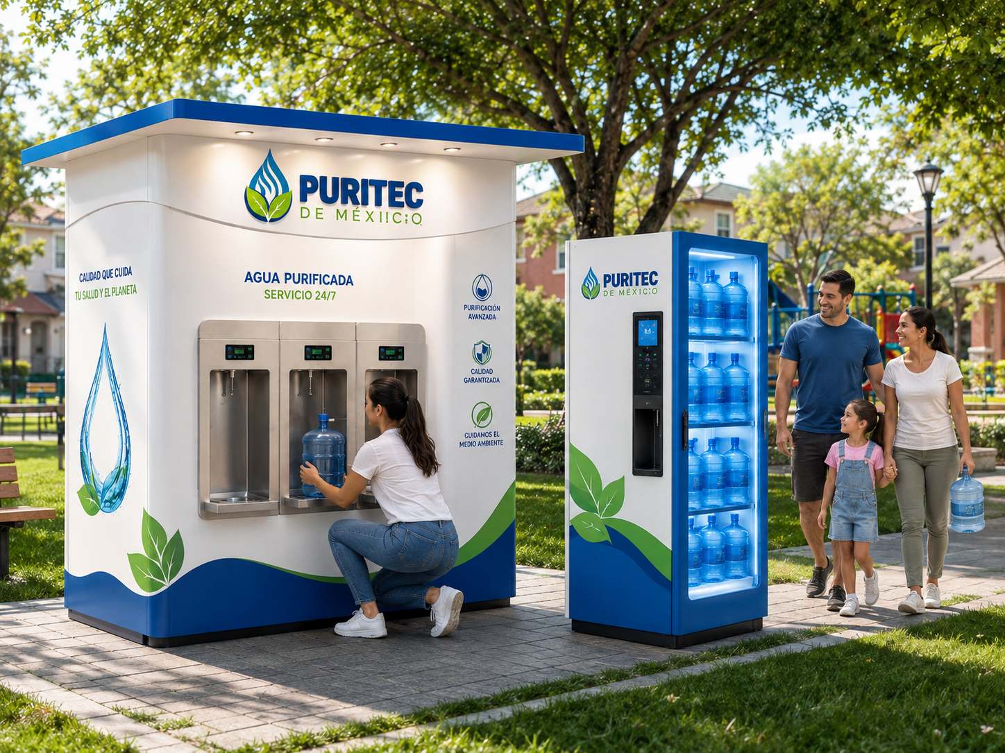 Vending Expendedor de Agua y Expendedor de Agua Purificada para Negocio